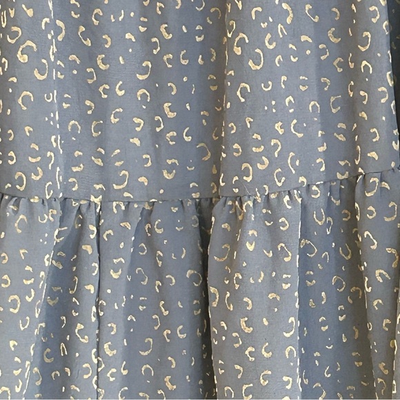 Alter’d State Women’s Dusty Purple Boho Babydoll Tiered Ruffle Mini Dress XS - Picture 3 of 5